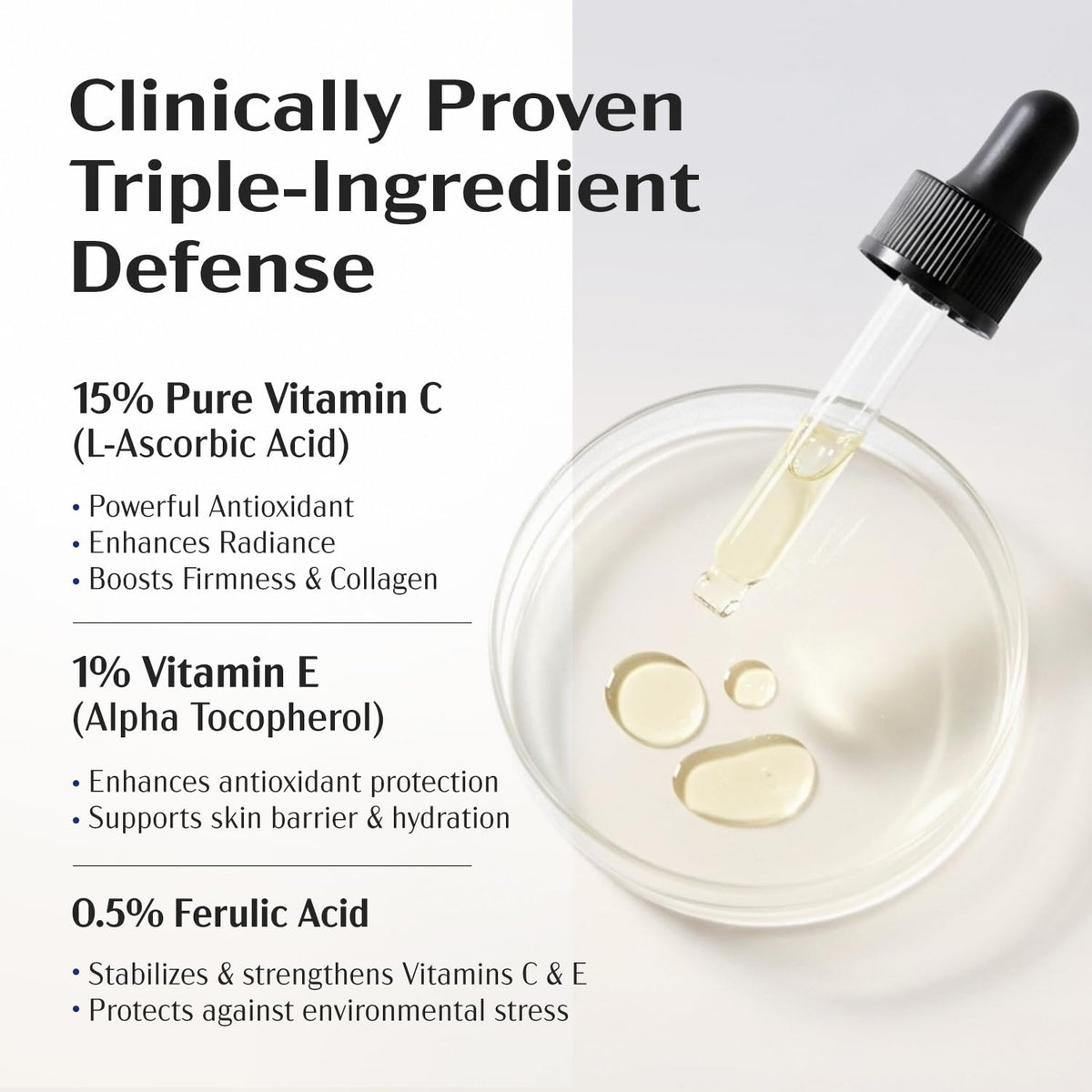 Lanmeri serum texture drop on hand demonstrating fast absorption benefit