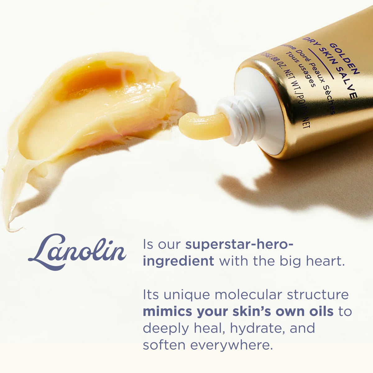 lanolips applied to lips for immediate soothing and hydration