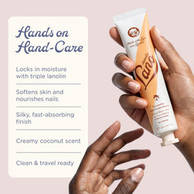 Lanolips Coconutter cream texture close-up highlighting smooth, fast-absorbing formula