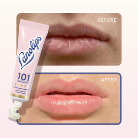 Lanolips ingredients label close-up highlighting clean formula benefit