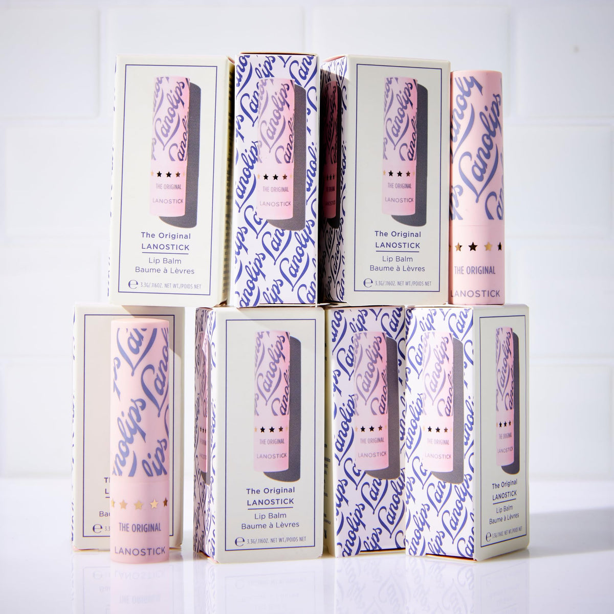 Lanolips lanostick lip application in use for instant hydration