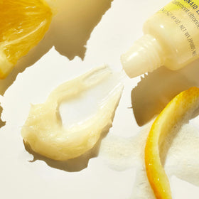 Lanolips Lemonaid lips before and after showing smoother, softer result