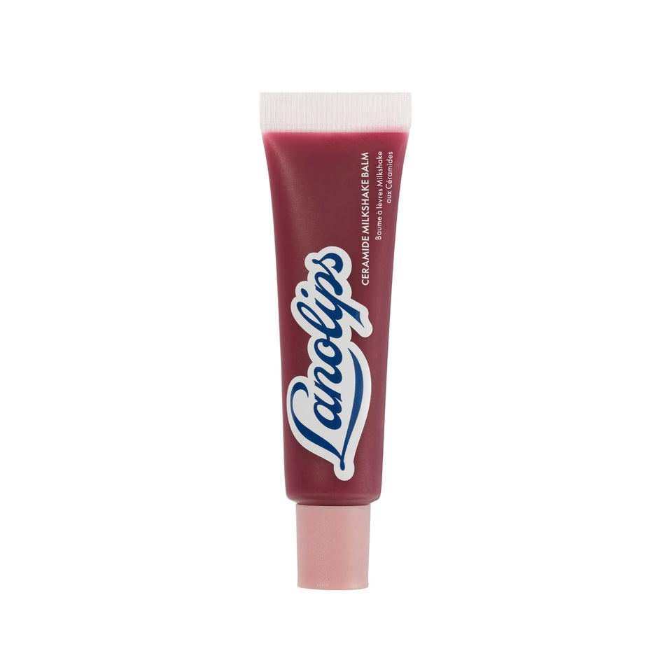lanolips front packaging showing mocha cocoa tint and glossy appeal