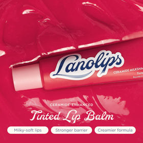 Lanolips close-up open balm texture melting for smooth application benefit