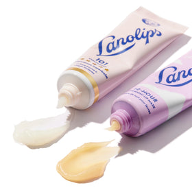 Lanolips open overnight lip mask jar highlighting creamy formula for overnight repair