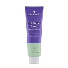 Lansinoh front packaging showing product and size, reassuring mums quickly
