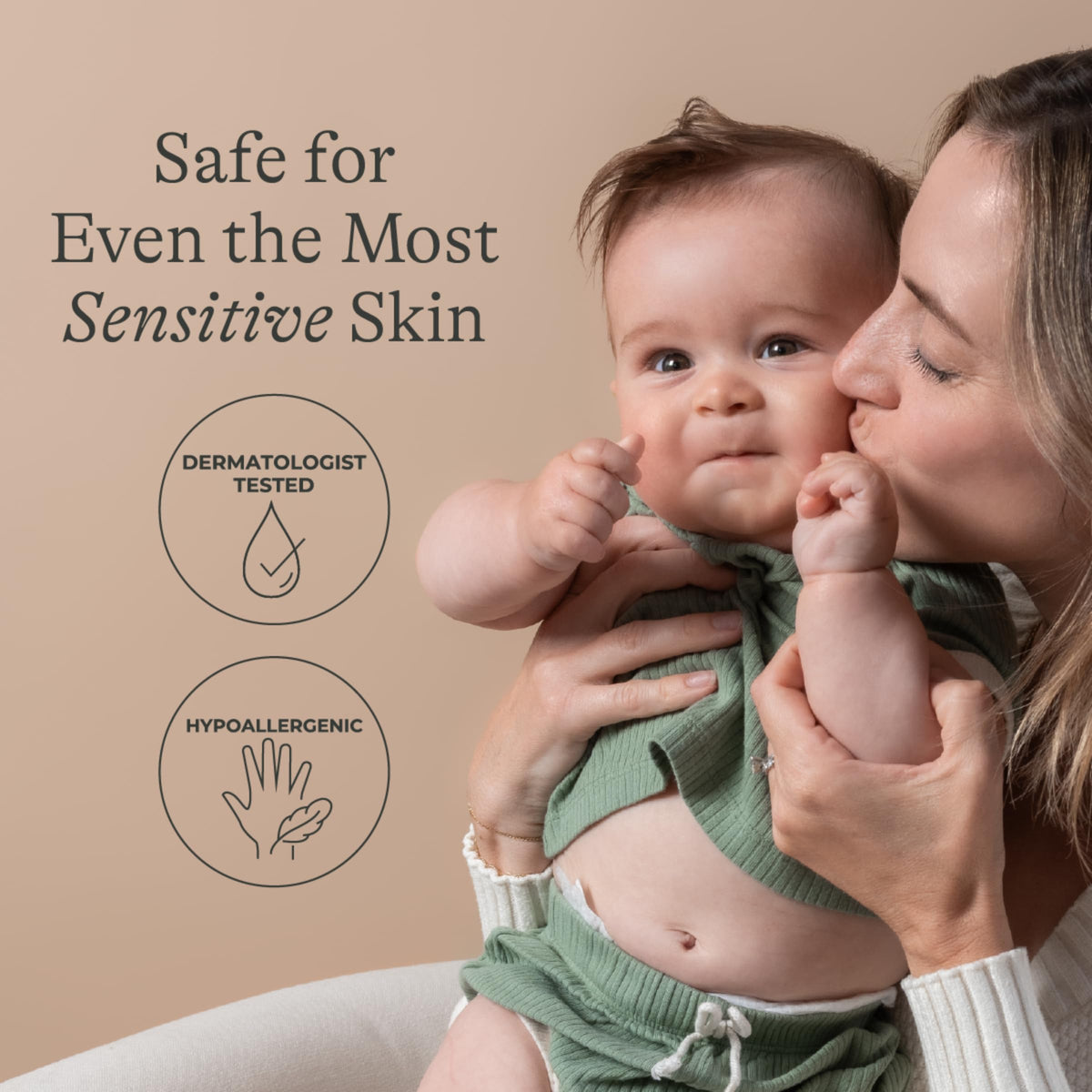 Hand applying Lansinoh lip balm to lips for immediate soothing comfort