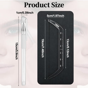 Lanties brow mapping pen drawing guideline for cleaner shaping