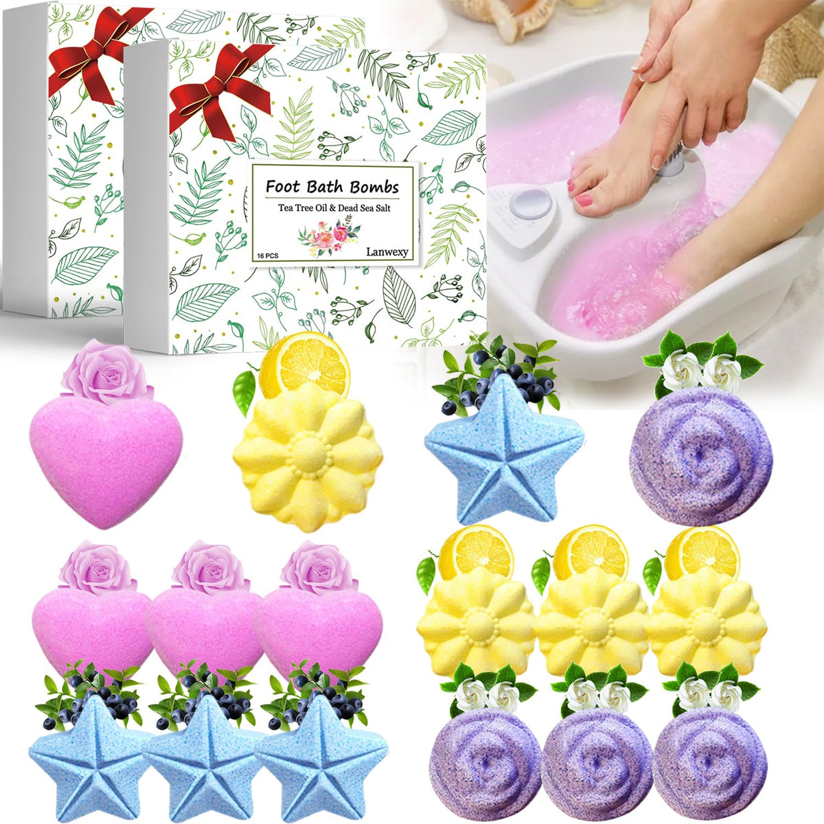 Lanwexy front packaging showing 32-pack and fresh scents benefit