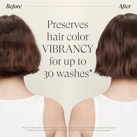 L’ANZA being applied to damp hair to detangle and hydrate strands