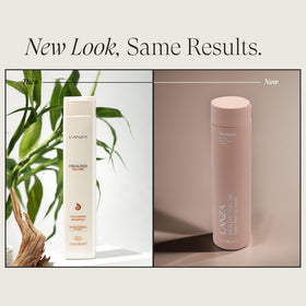 L’ANZA bamboo and keratin close-up highlighting strengthening action