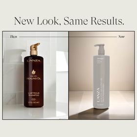 L’ANZA pump dispenser detail enabling easy salon or home use