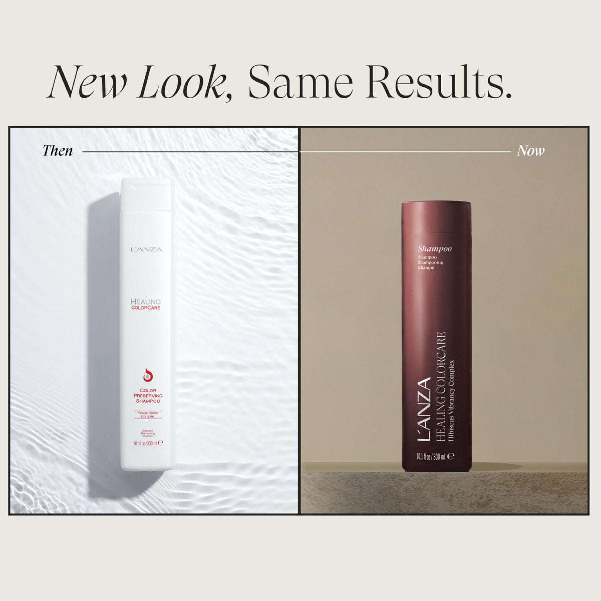 L’ANZA label close-up highlighting active complexes for color protection benefit
