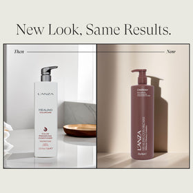 L’ANZA pump close-up revealing dispenser and texture, highlights easy dosing