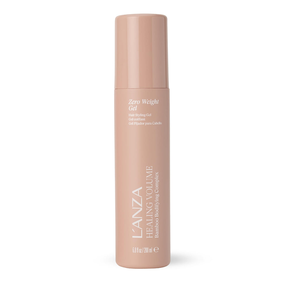 L’ANZA front packaging showing tube and brand, highlights lightweight volume benefit