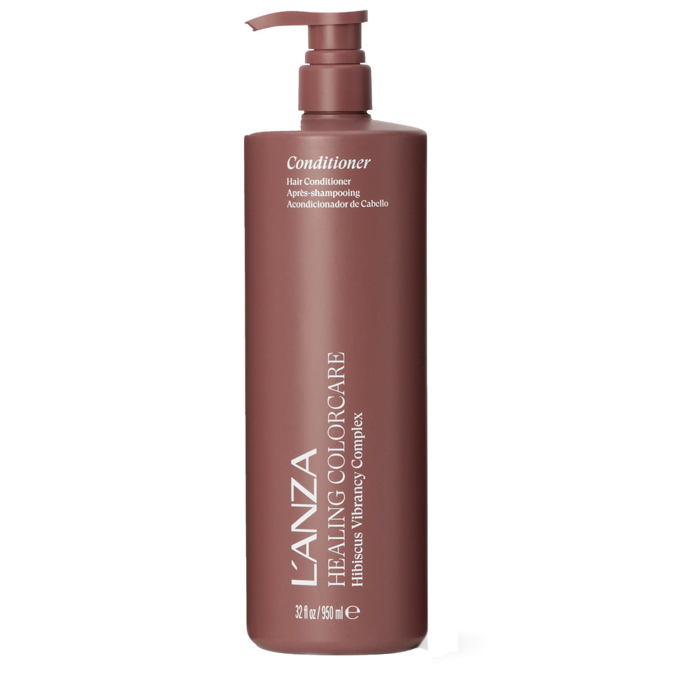 L’ANZA front bottle view showing label and size, conveys professional care