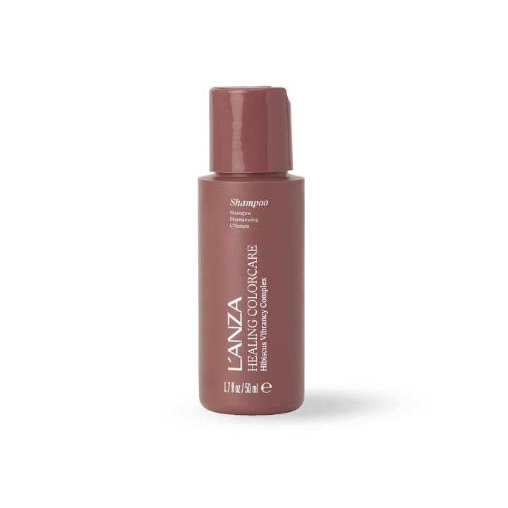 L’ANZA front packaging shows travel-size bottle and clear color protection