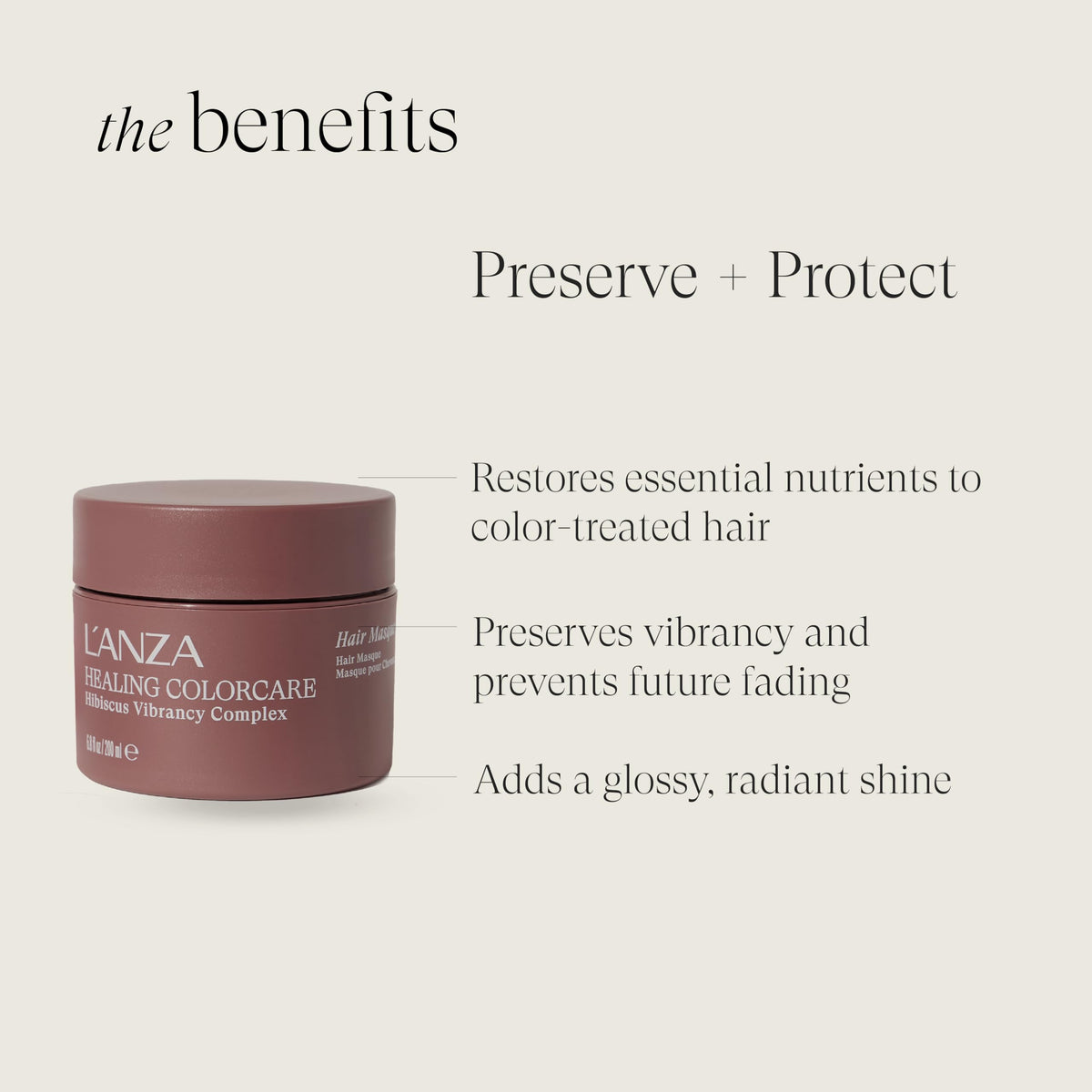 L’ANZA cream texture close-up highlighting rich consistency for deep hydration benefit