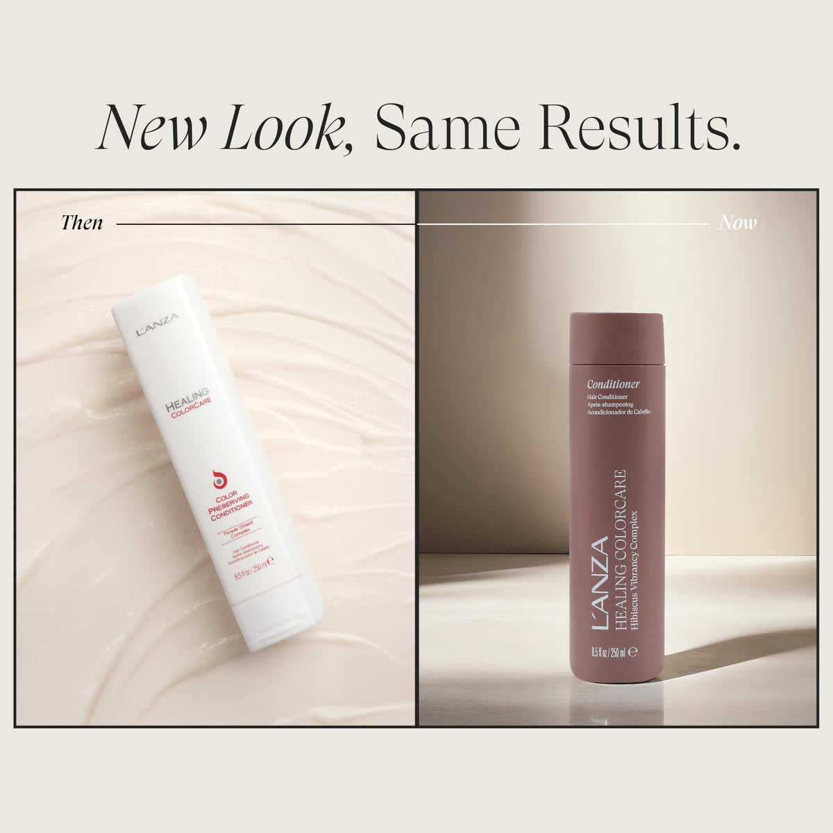 L’ANZA pump dispensing conditioner demonstrating easy, controlled application