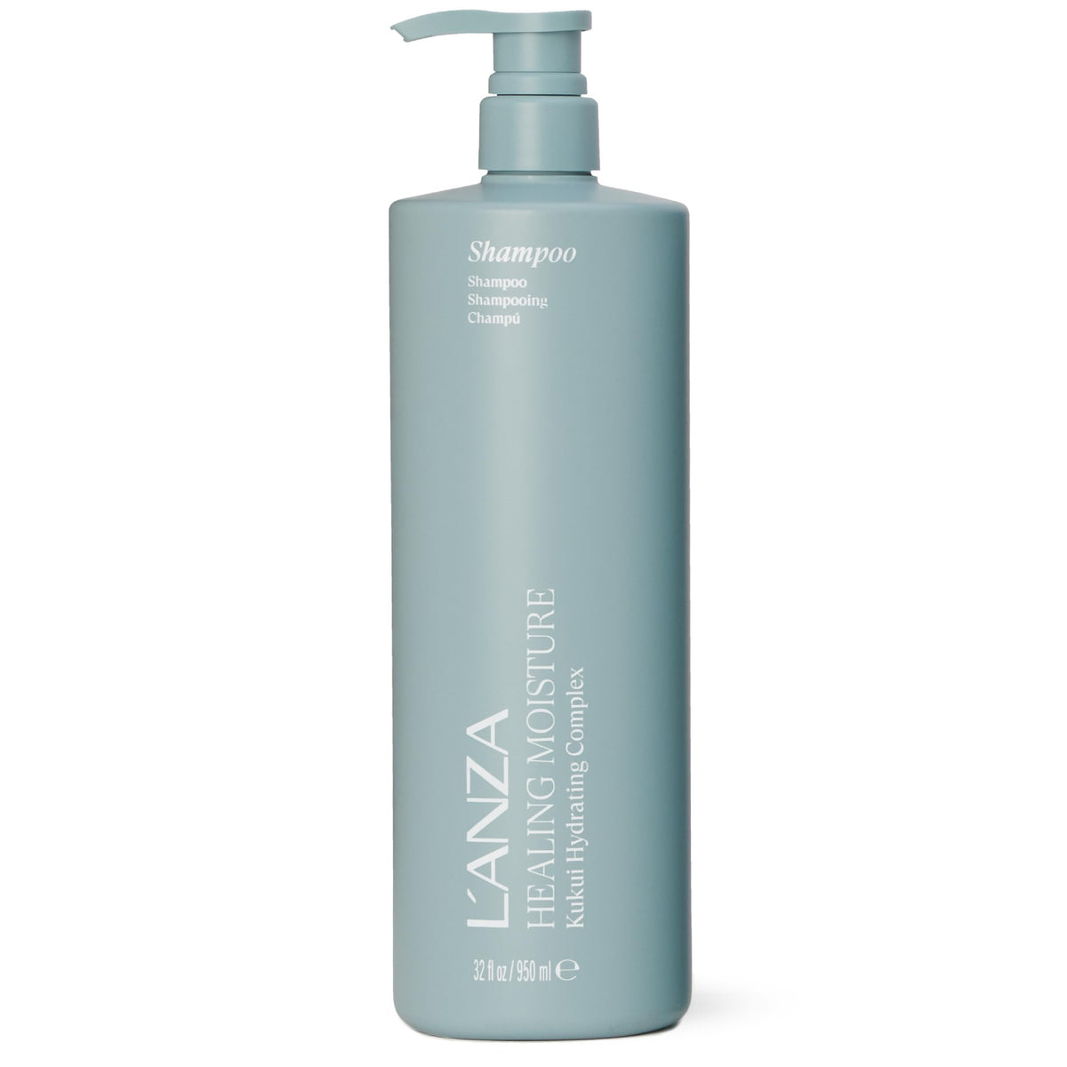L’ANZA front packaging showing bottle and size for shelf appeal and quick ID