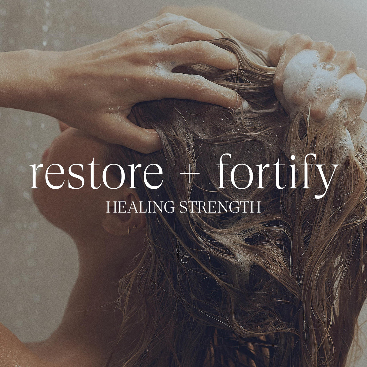 L’ANZA before and after hair showing improved strength and shine