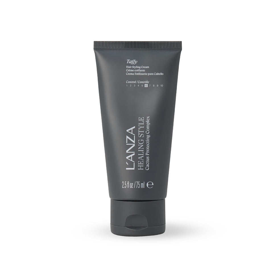 L’ANZA front packaging showing compact taffy jar and brand benefit