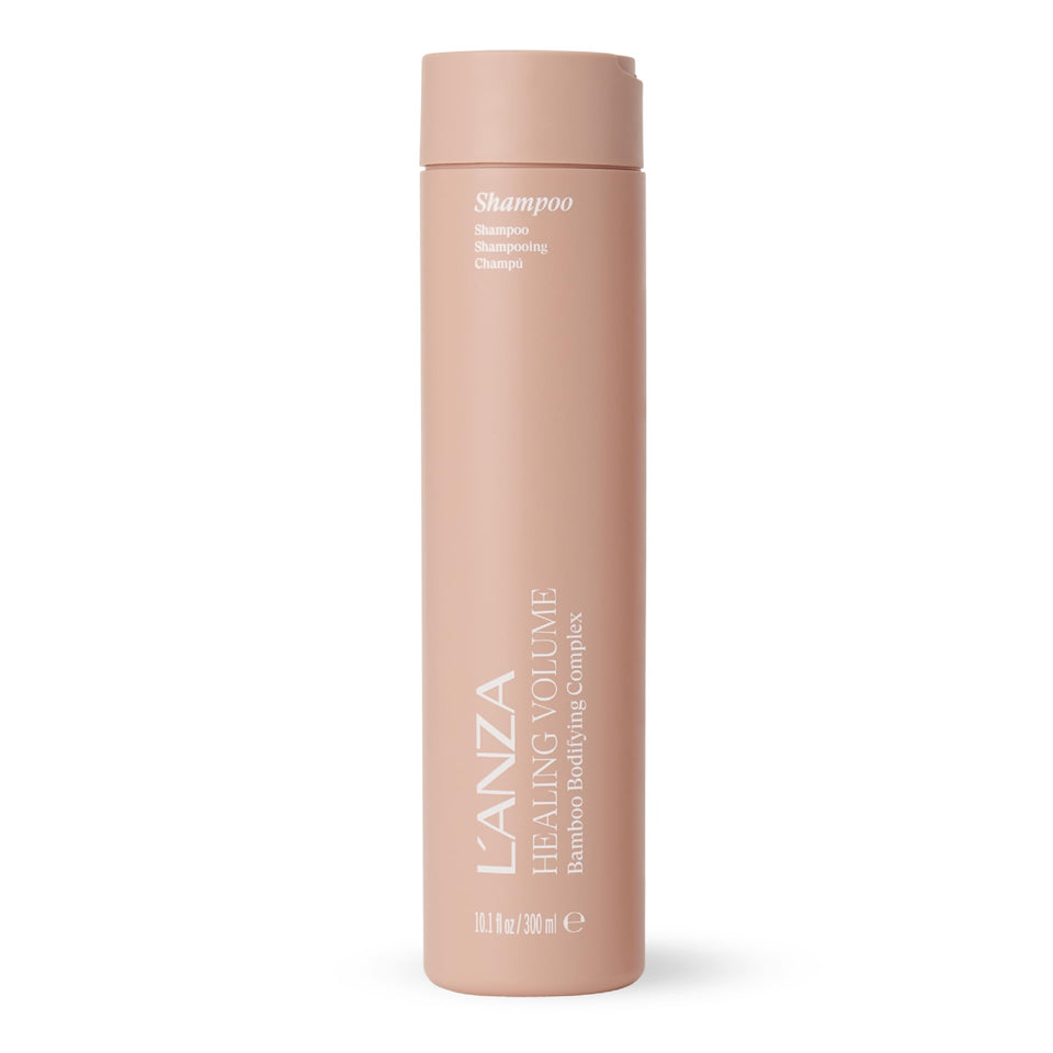L’ANZA front packaging showing product and volume benefits
