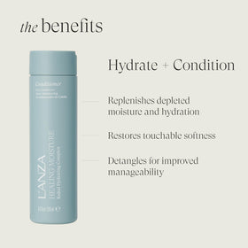 L’ANZA hydrating mist spray action showing lightweight protection
