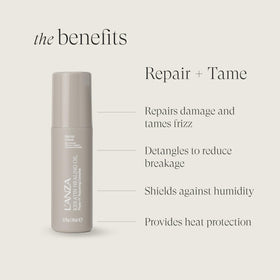 L’ANZA cream texture swipe showing lightweight hydrating benefit