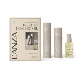 L’ANZA front packaging showing trio kit and easy routine benefit