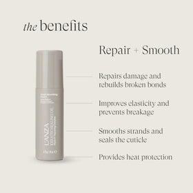 L’ANZA pump and cap detail highlighting easy dispensing and controlled application benefit