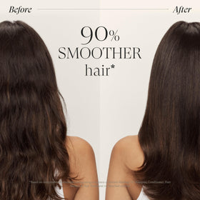 L’ANZA application in shower showing even distribution and easy in-salon style use