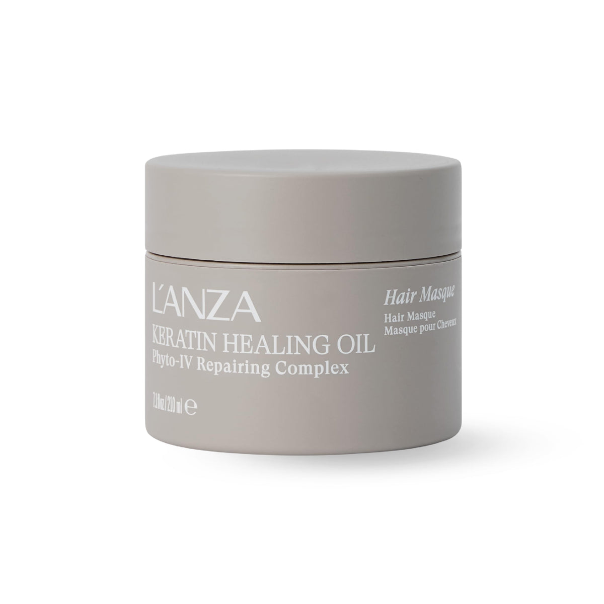 L’ANZA front packaging showing masque jar and label for immediate product recognition and trust