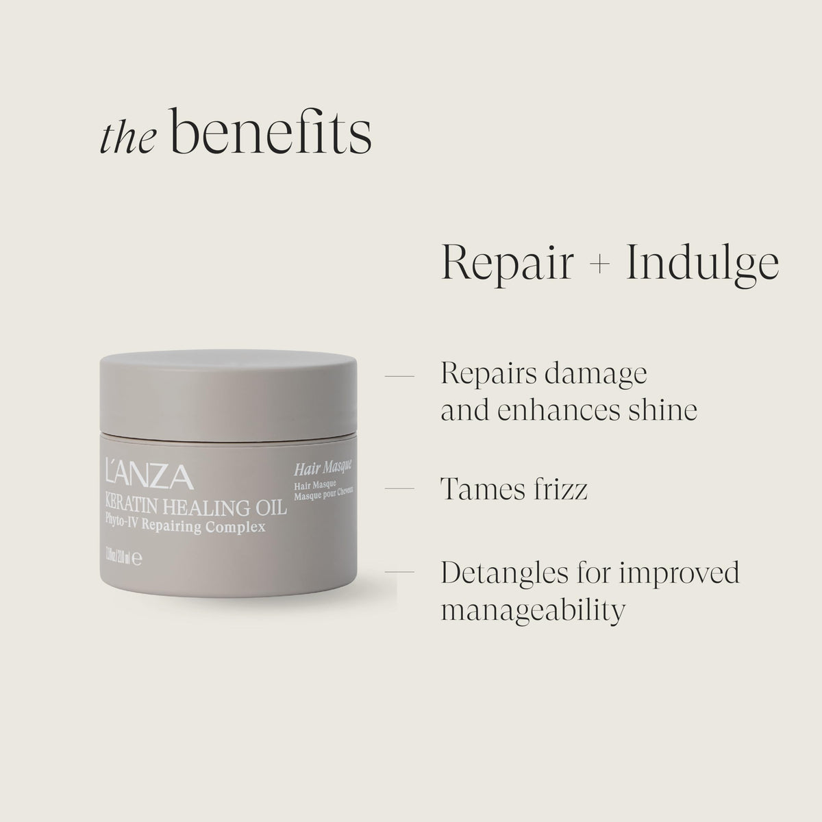 L’ANZA close-up creamy texture in open jar highlighting rich emollient feel and spreadability