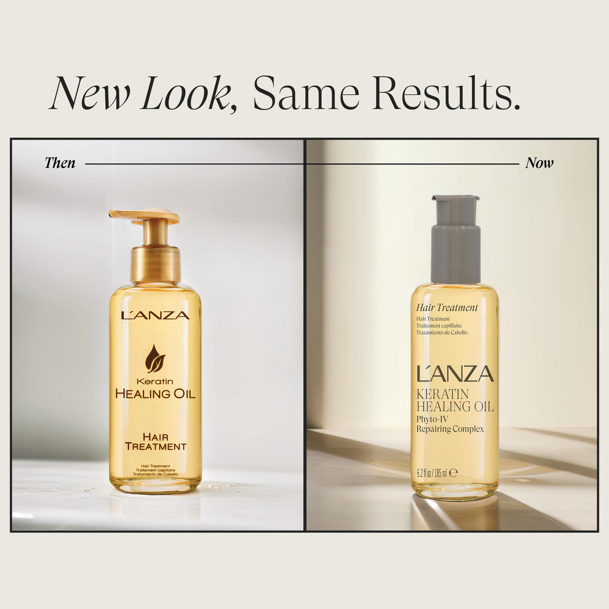 L’ANZA pump and bottle detail emphasizing easy dispensing and precise use