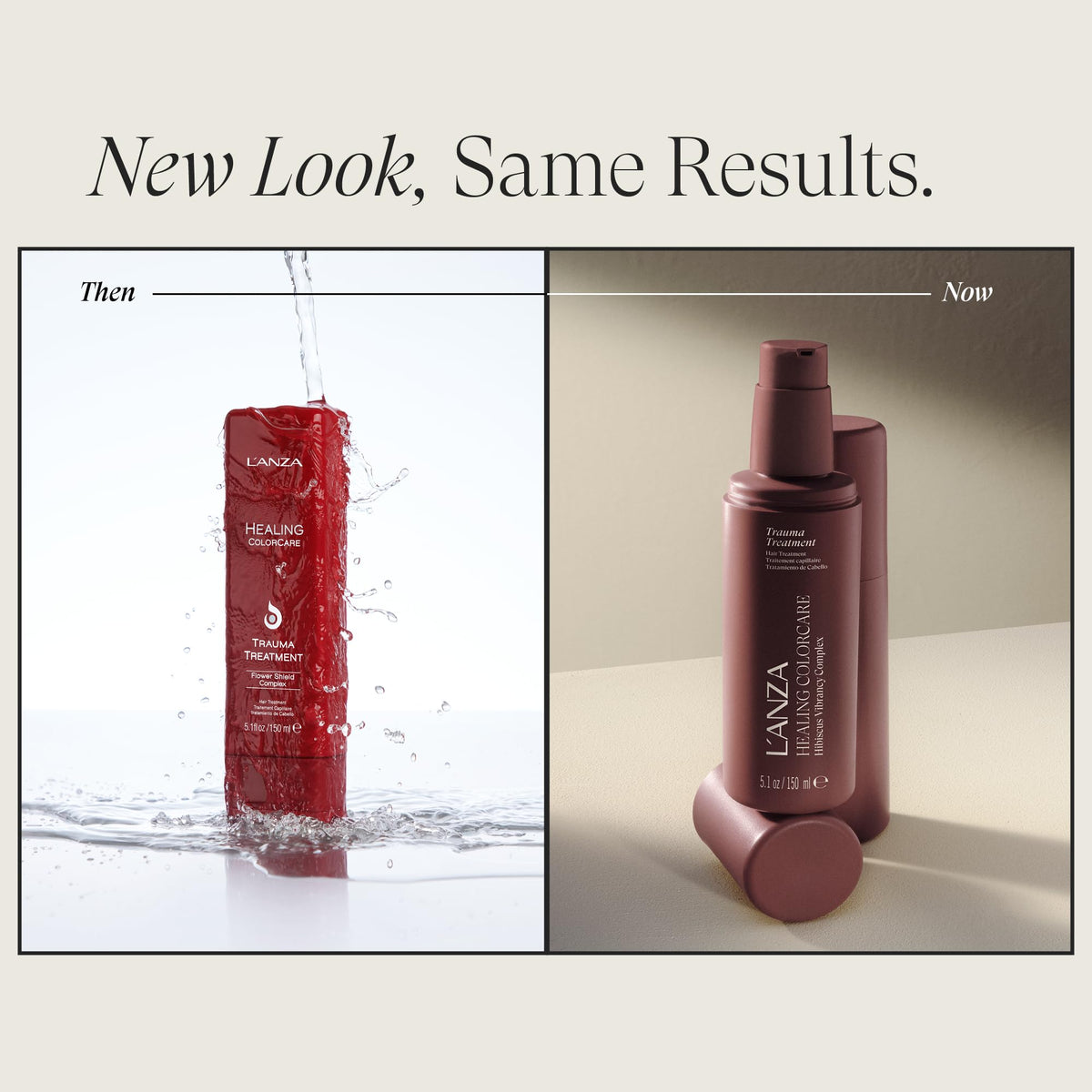 L’ANZA pump dispensing creamy texture for easy application benefit
