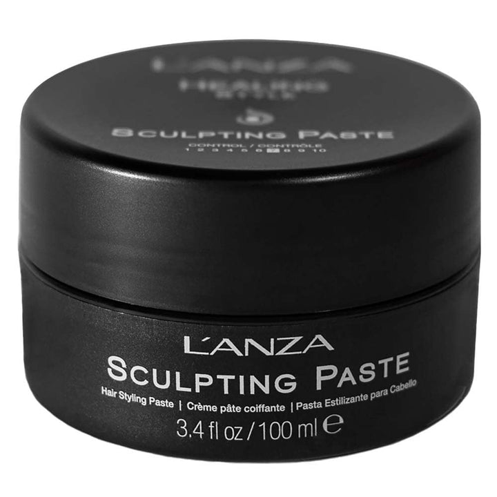 L’ANZA sculpting paste front packaging showing label and size, highlights strong hold