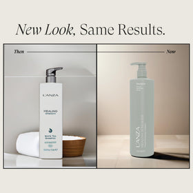 L’ANZA pump cap detail for easy dispensing and controlled product use benefit