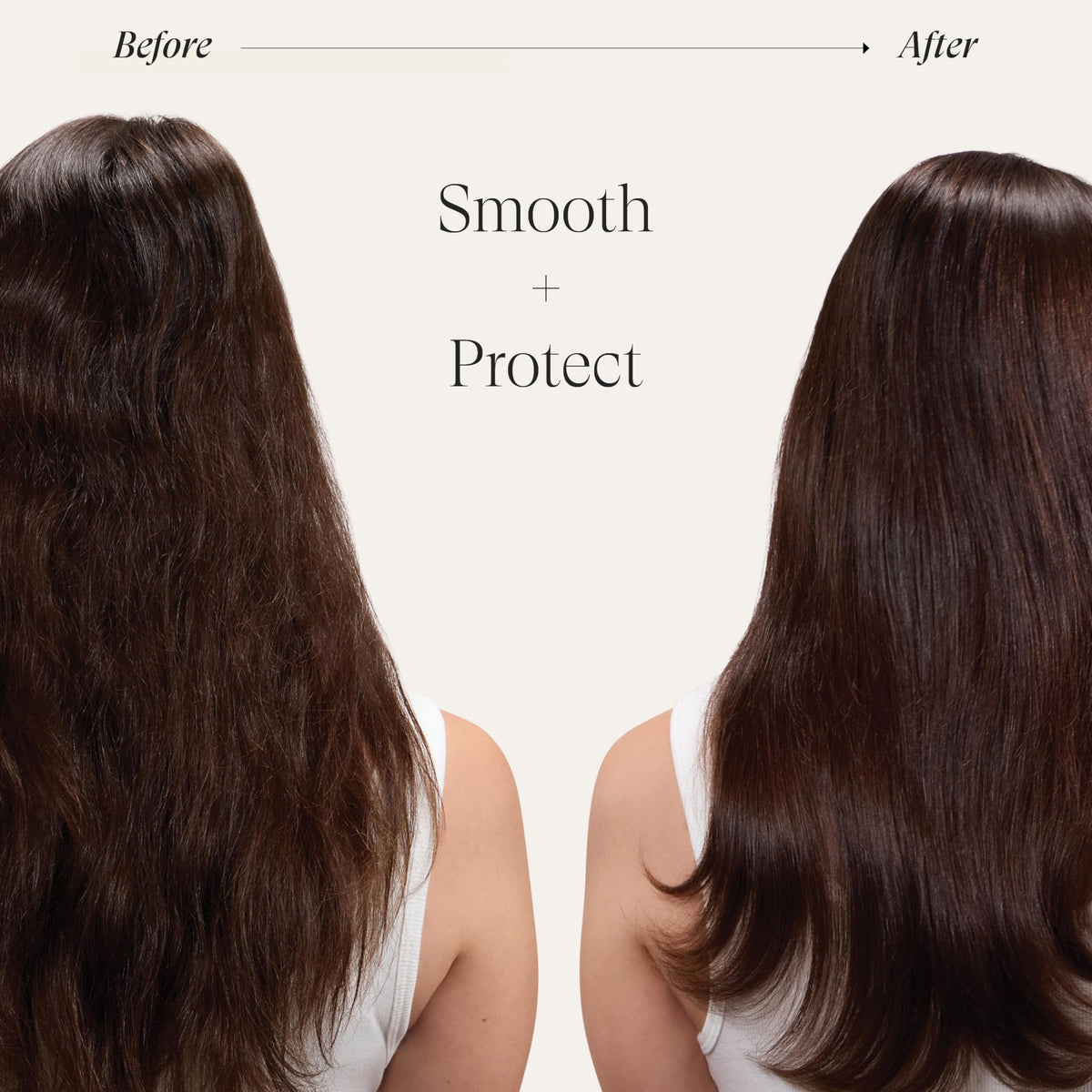 L’ANZA balm applied during blow-dry offering faster styling and protection
