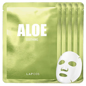 LAPCOS front packaging showing soothing aloe mask and benefits