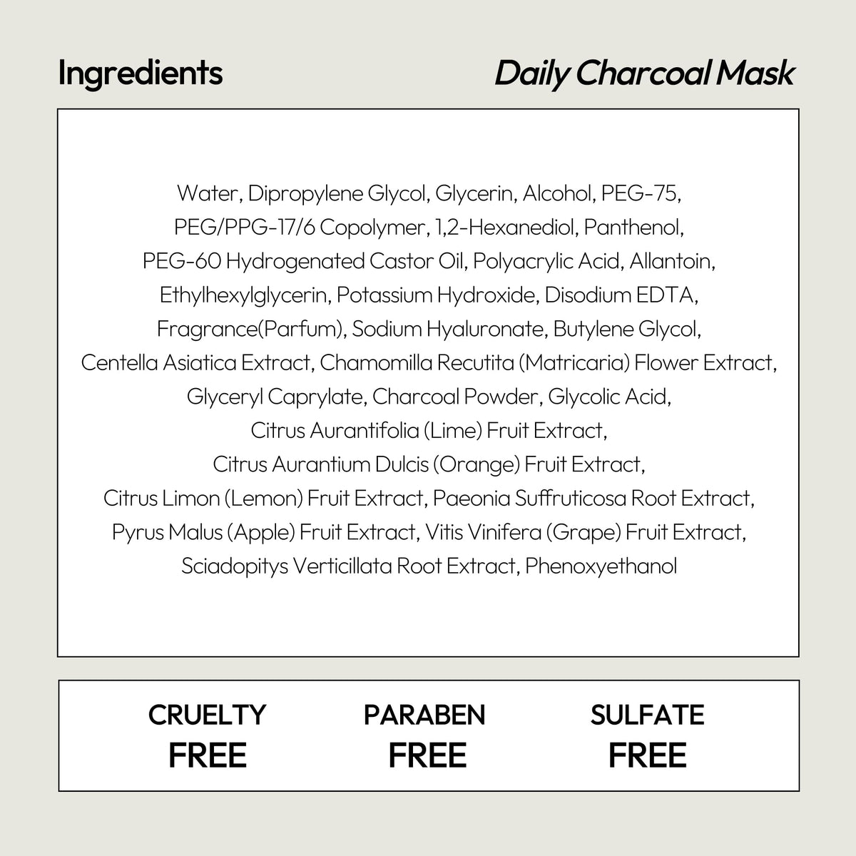 palm with leftover LAPCOS mask serum illustrating lightweight hydration and easy absorption