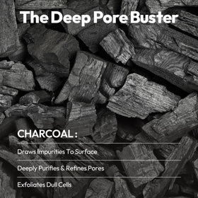 close-up of LAPCOS charcoal mask fabric texture highlighting thin breathable sheet for comfort