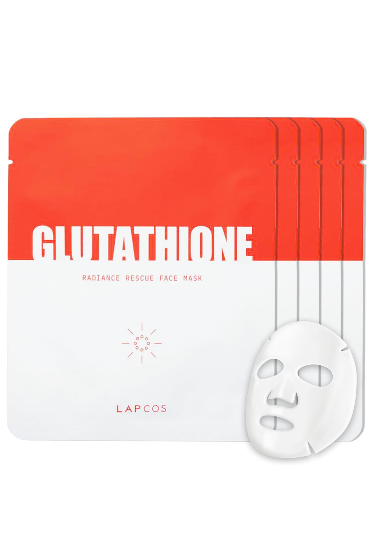LAPCOS front packaging showing product name and brightening benefit