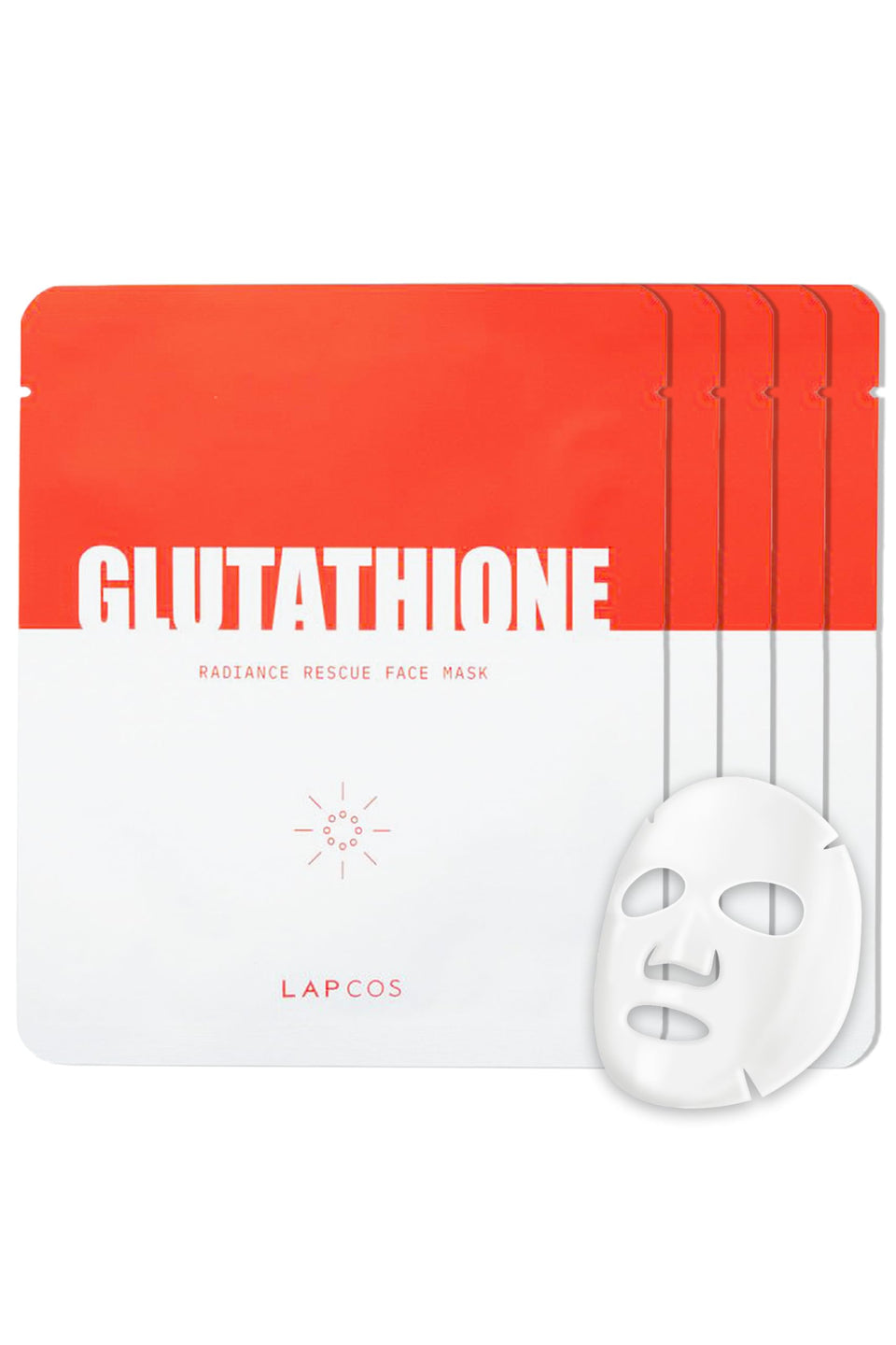 LAPCOS front packaging showing product name and brightening benefit
