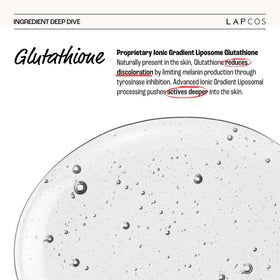 LAPCOS mask applied on face demonstrating quick radiant boost
