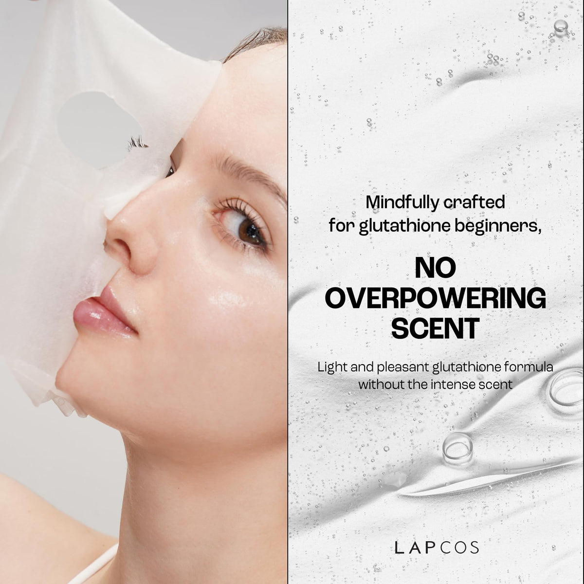 LAPCOS ingredients label close-up highlighting key actives and clarity