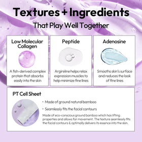 LAPCOS mask on model during application showing comfortable coverage and stay-put benefit
