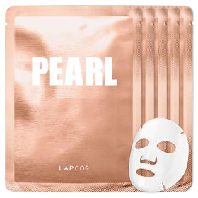 LAPCOS front packaging view showing five mask packets and brand benefit