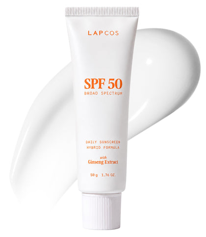 LAPCOS front packaging showing SPF 50 protection and travel-friendly tube