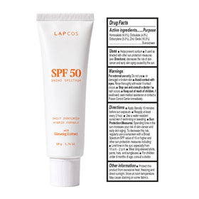LAPCOS sunscreen inside beach bag showing marine-friendly formula for outings